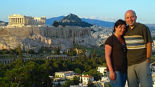 View of The Acropolis in Athens : {Click to enlarge}